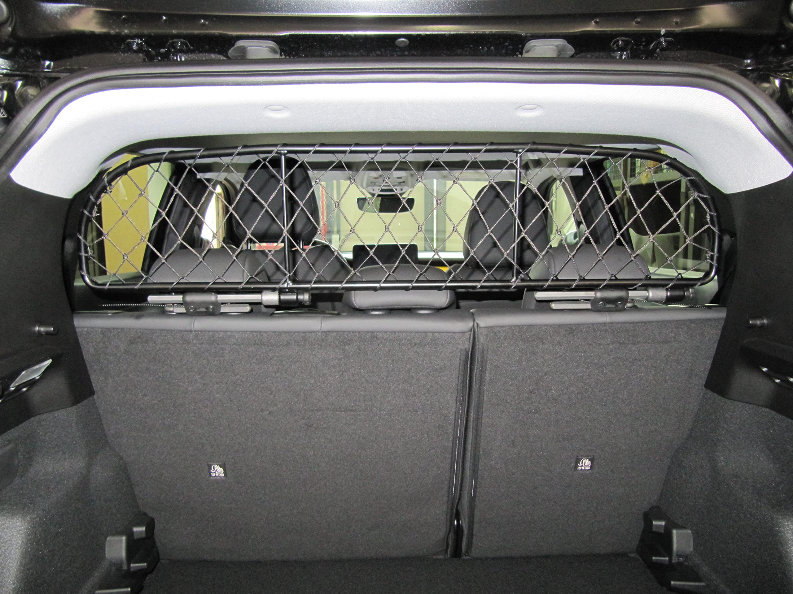 ERGOTECH Divisorio Griglia Rete Divisoria per Jeep Avenger, RDA65-XS, per Trasporto Cani e Bagagli