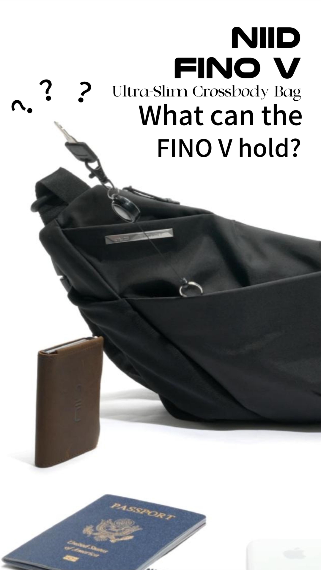 Amazon.com: NIID FINO V Sling Bag,Anti Theft Bag,Sling Bag for Men