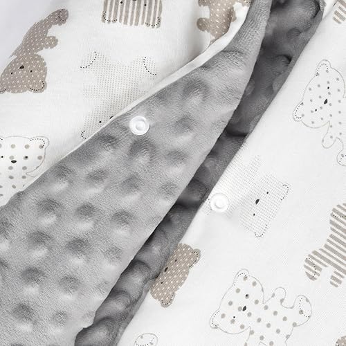 Miniatura 8 de Bebamour Fundas de asiento de coche de invierno para bebé, manta para asiento de automóvil, manta para recién nacido, abrigo cálido para bebé para