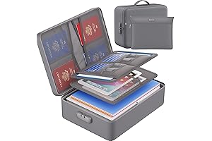 ENGPOW Fireproof Document Bag with Lock, the Fireproof Paper Safe Storage Solution