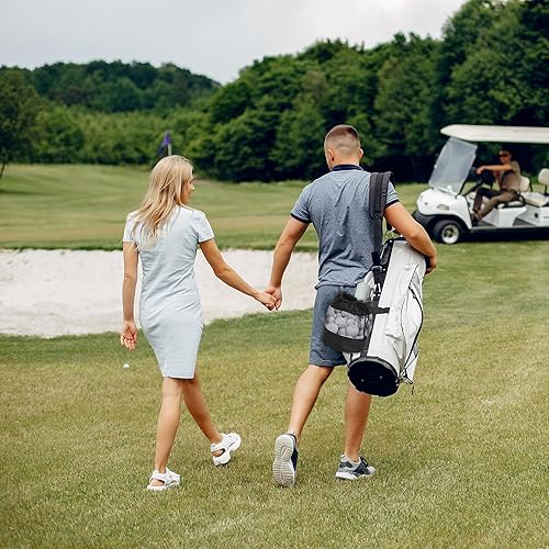 Miniatura 6 de 2 bolsas de almacenamiento de pelotas de golf, bolsas de malla de nailon para pelotas de golf, bolsa de golf con cordón, bolsa de golf, bolsa de