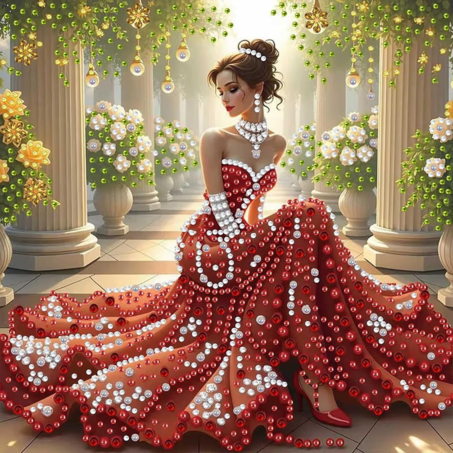 Amazon.com: Diamond Art Painting Kits for Adults,5D Special Shape ...