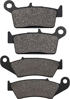 SOLLON Front and Rear Brake Pads for Suzuki DRZ400 DR-Z 400 2000-2009, DRZ400SM 2005-2009, RM125 RM250 Honda XR650L 1993-2016, XR650R 2000-2007, Kawasaki KX125 1995 -2005, Yamaha YZ250 1998-2002