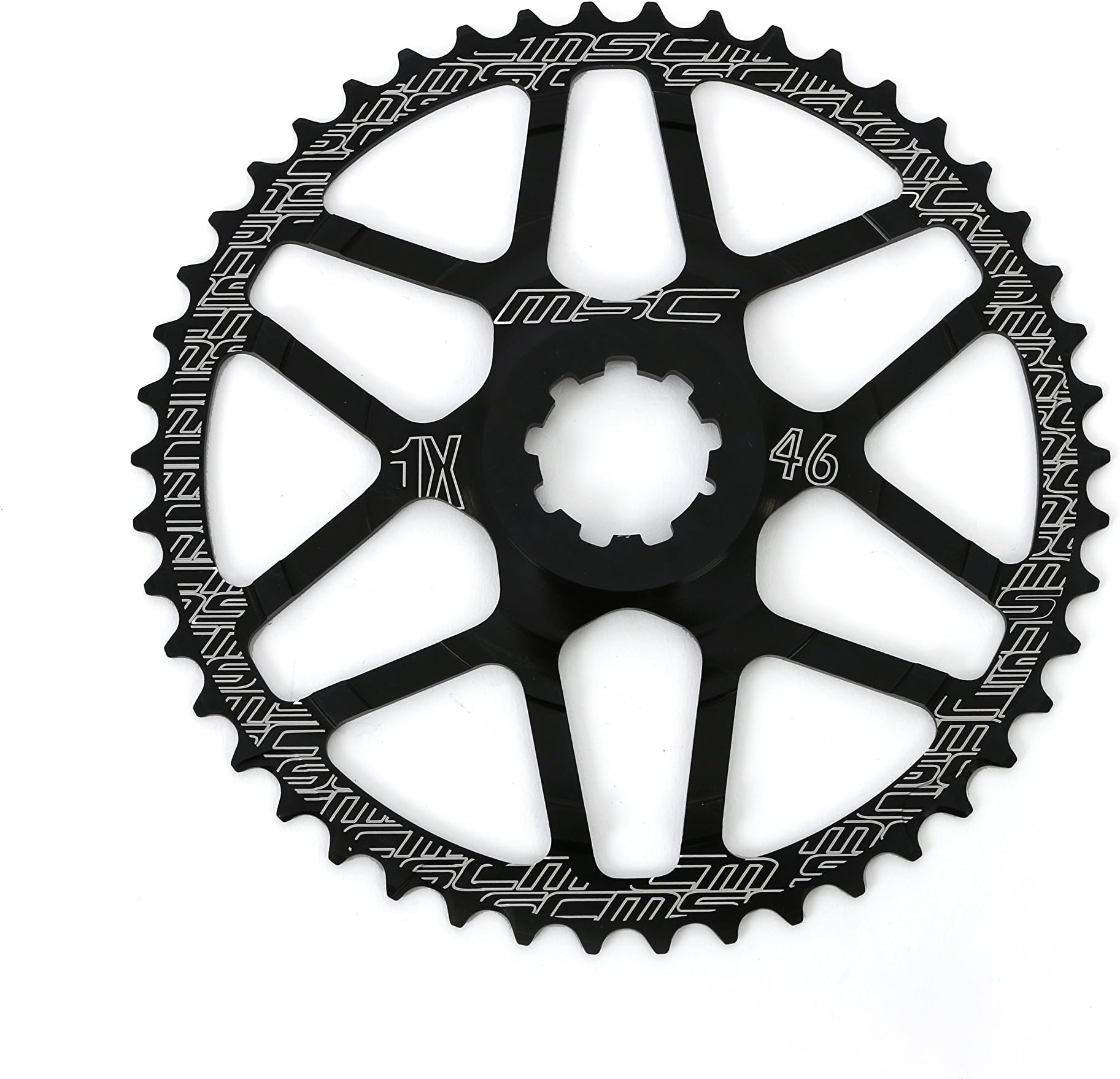 csxx14618tbk Crown, Notched Nucleo Shimano, Black, 46 Teeth and 18T