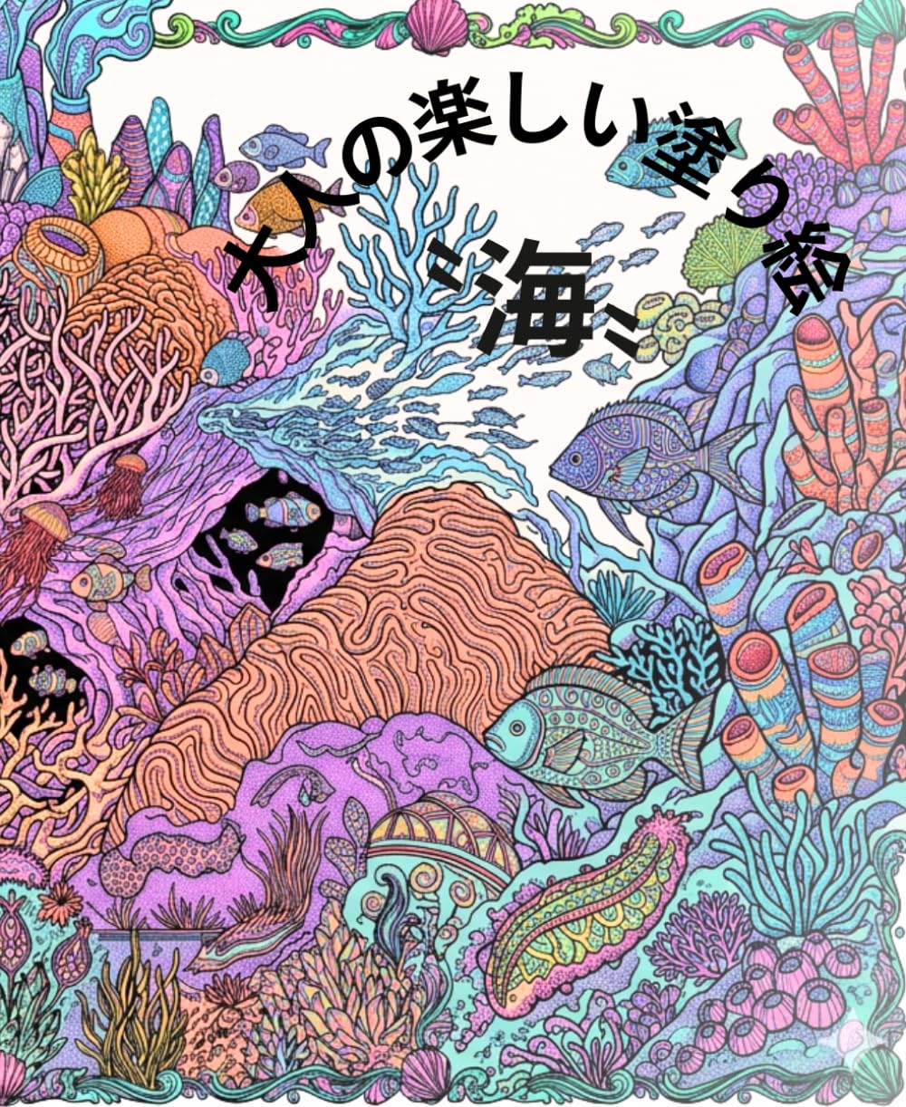 大人の楽しい塗り絵〝海〟