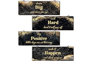 Motivational Abstract Marble Art Home Decor