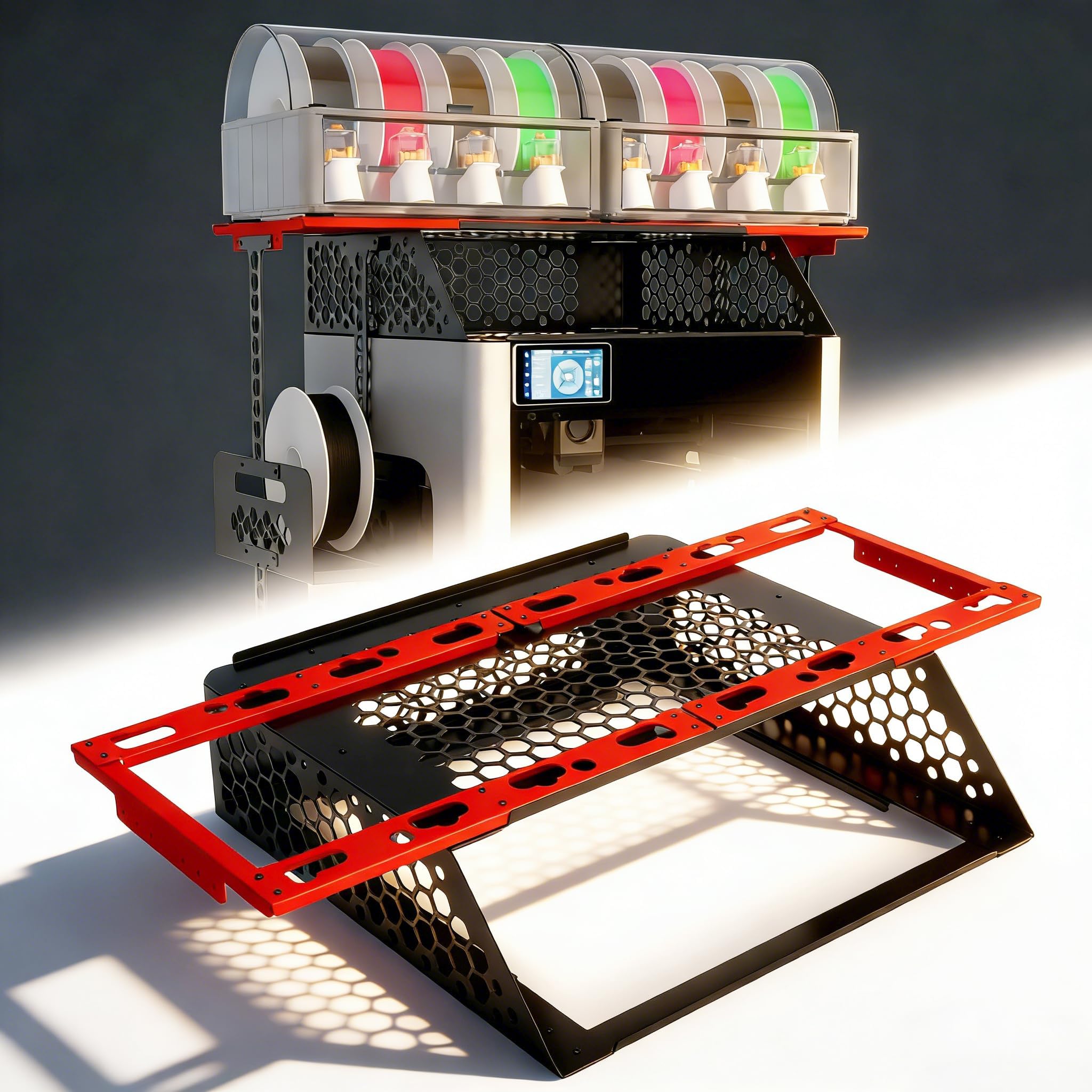 Amazon.com: Katywixu H2 Series AMS Stand Holder for Bambu-Lab H2D
