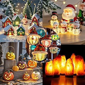 Amazon.com: NEWKAZ 6-Bulb 12FT Light Cord for Christmas Village