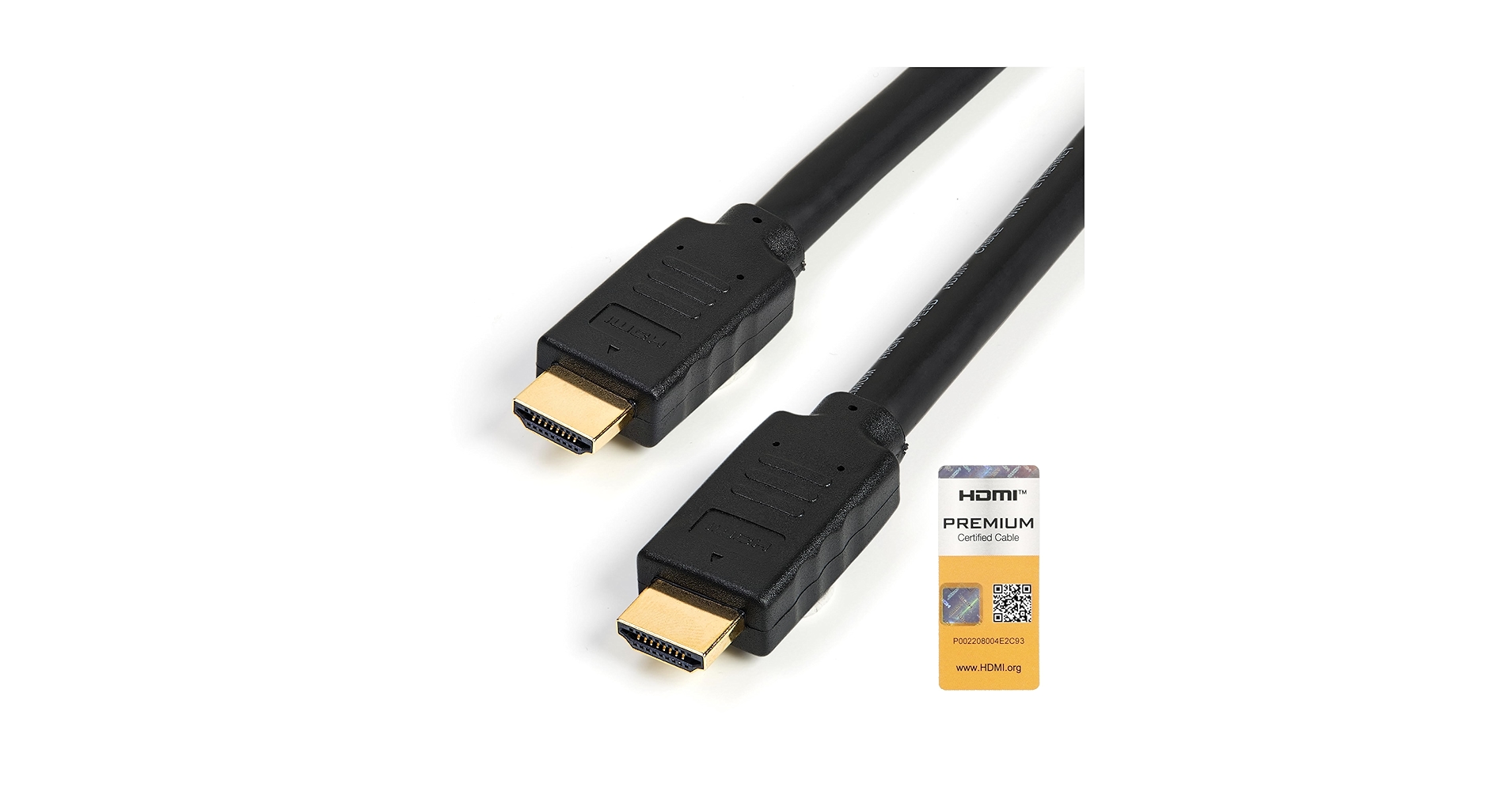 StarTech.com ハイスピードHDMIケーブル 15m HDMI 2.0 HDMI 2.0ケーブル／アクティブ／15m／4K60Hz／CMP プレナム難燃