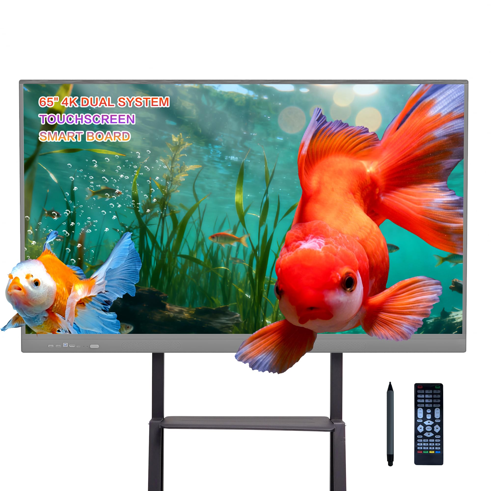 SELFIE CAT 65 Large Smart Digital Whiteboard for Office Classroom 4K Interactive Smart Board White Board for Electronic