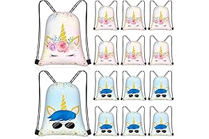 Censen Unicorn Drawstring Bags Party Favor