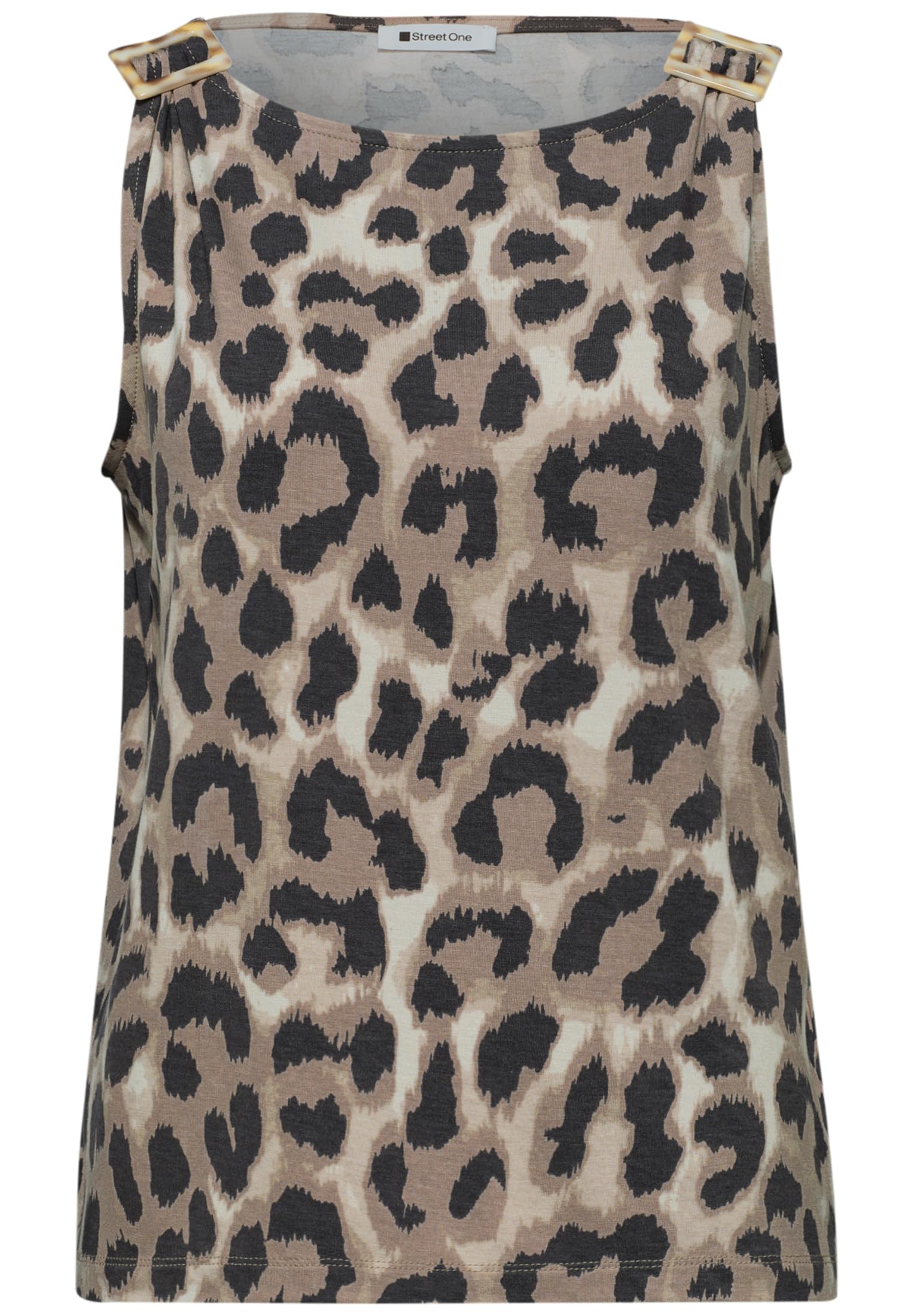 Street One 3230588 Haut imprimé avec détails sur Les épaules Femme (Lot de 1)