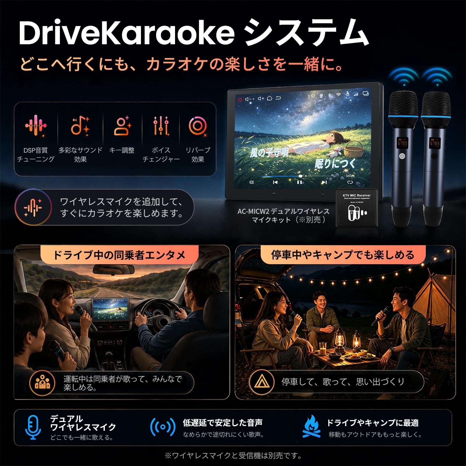 Amazon.co.jp: ATOTOEXCEL V10 10.1インチAndroidカーナビ、1DIN＆2DIN