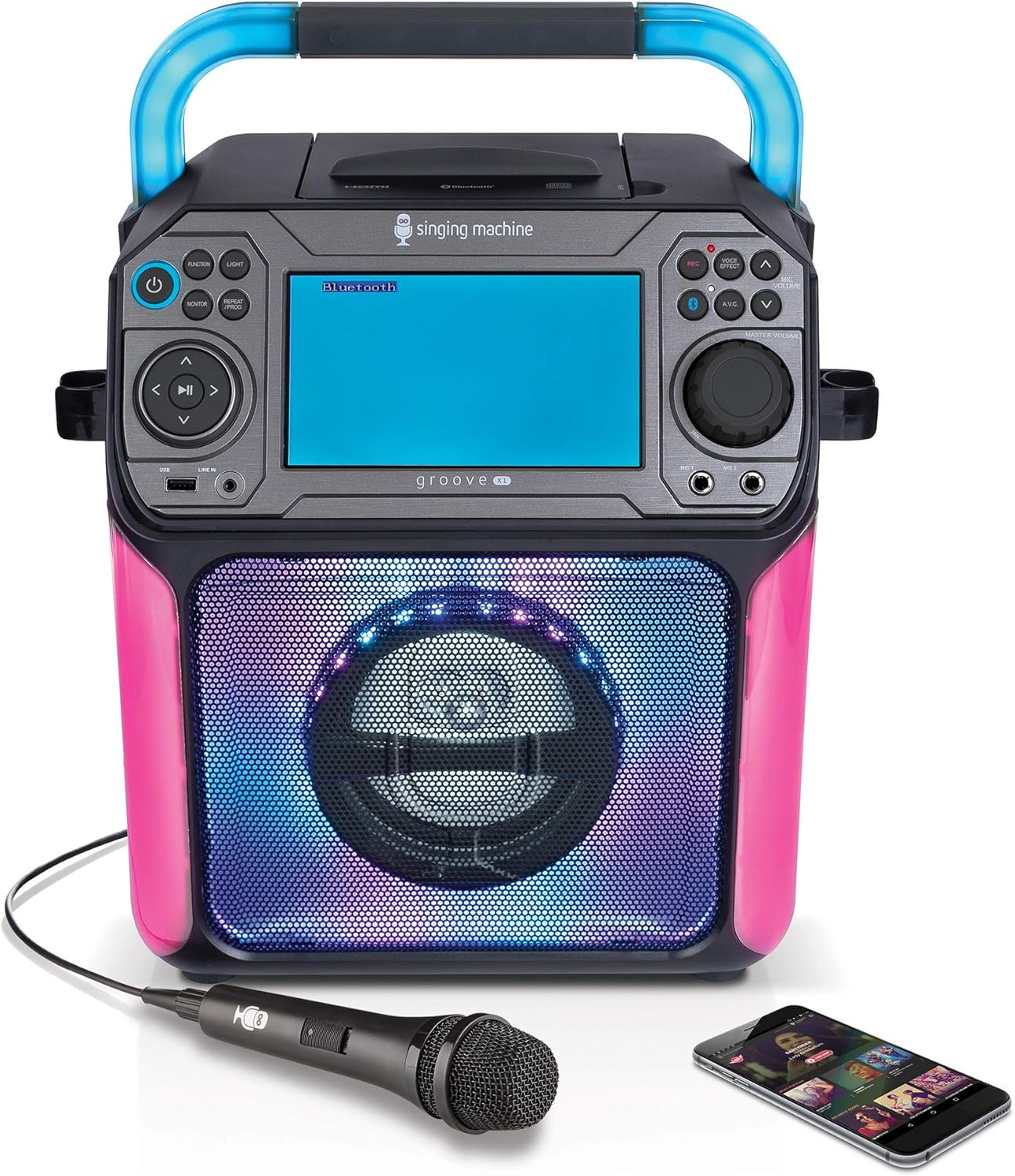 Best Seller Singing Machine Karaoke Player, Black (STVG784BK)