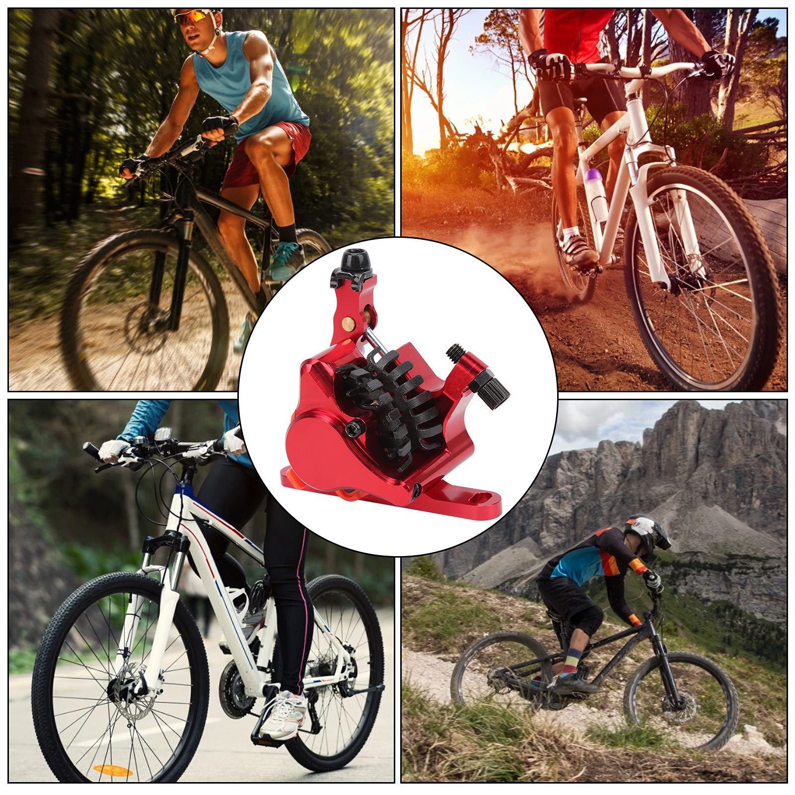 Mi. Xim – système de frein à disque hydraulique pour vélo, ligne de traction, frein à disque à huile avant et arrière (Frein à disque avant 140MM)