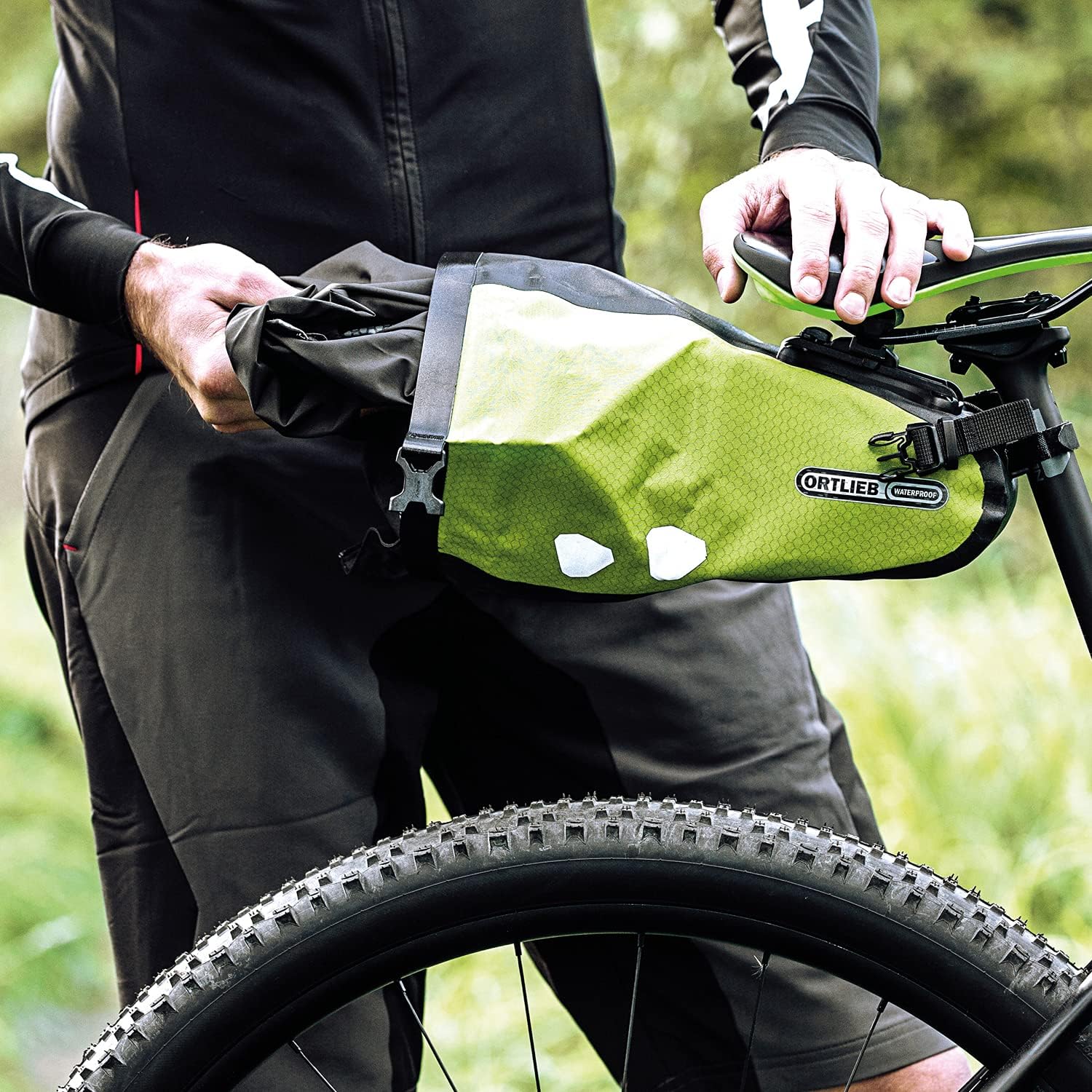 Olive Saddlebag 2 Black Matte