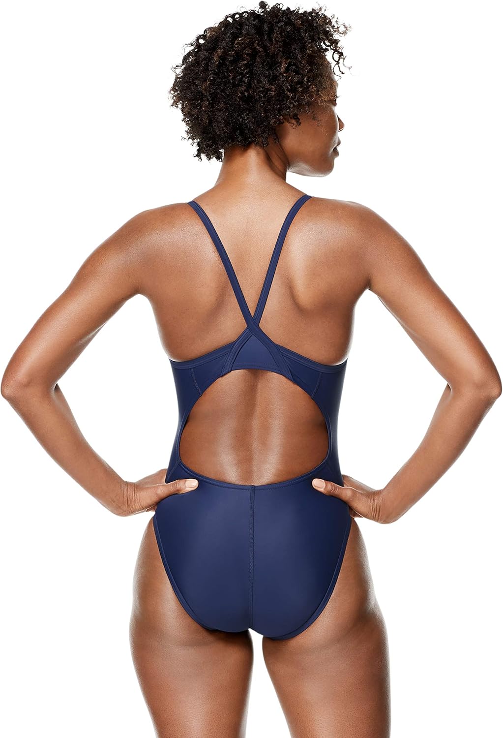 Speedo Women's Swimsuit One Piece PowerFlex Flyback Solid Adult Team Colors - Image 2