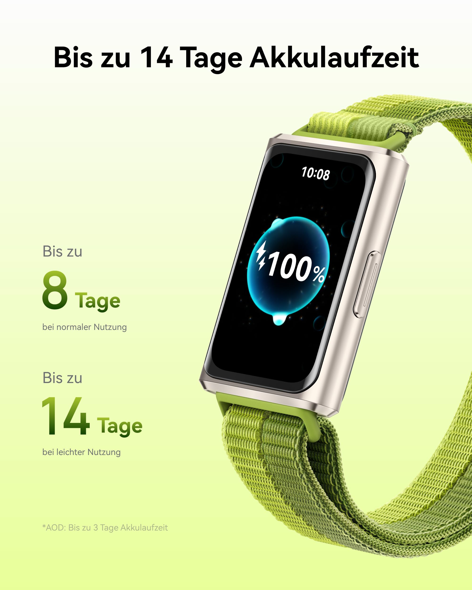 HUAWEI Band 11 Pro Smartwatch, Autonomes GPS Fitness Tracker, 1,62″ AMOLED 2000 Nits, Herzfrequenz- & Schlaftracking, SpO2, 5 ATM, Legierungsgehäuse, Schwarz