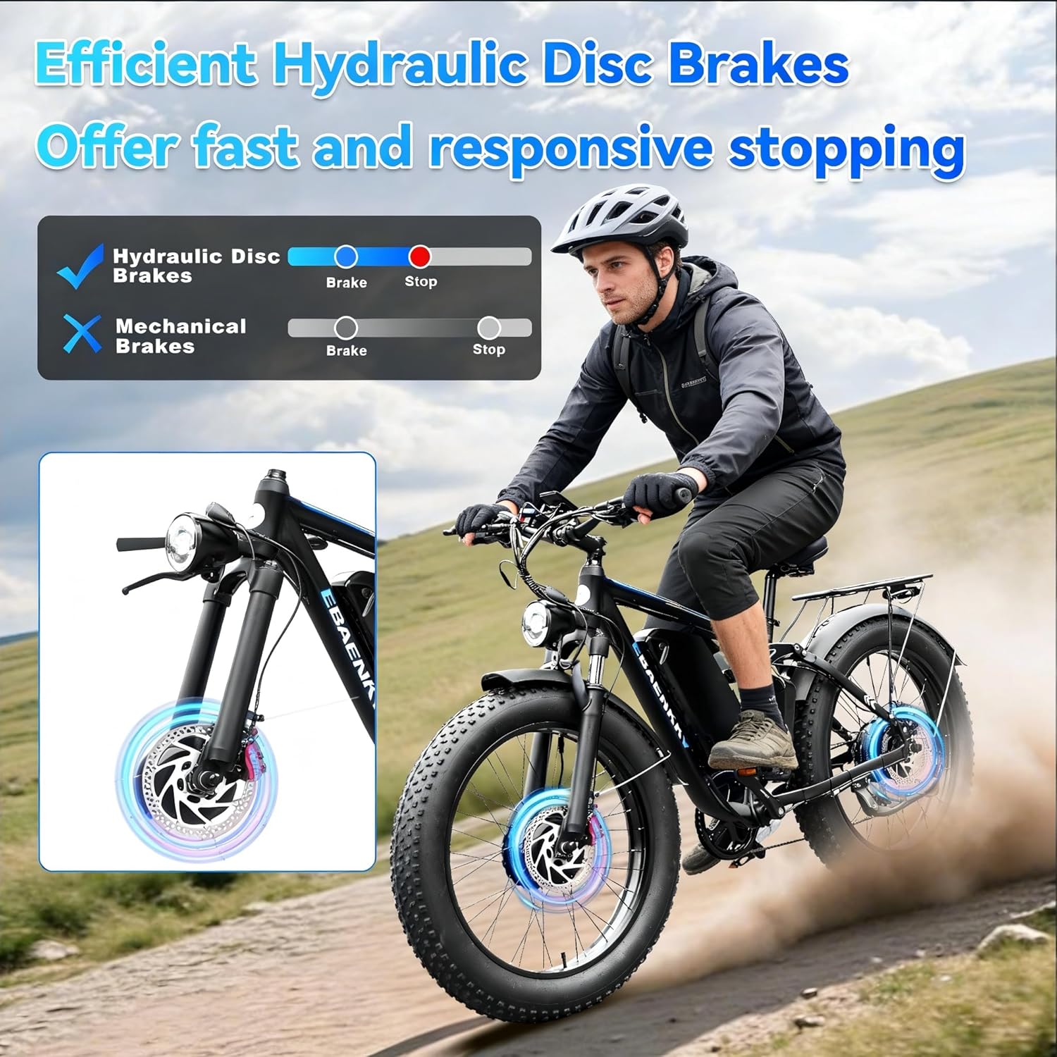 9000W Peak Dual Motor Electric Bike for Adults 46MPH,100Miles Long Range Ebike,7 Speeds,52V 34Ah Removable Battery,Full Suspension 24" Fat Tire E Bike for Mountain Off-Road Commuter Snow