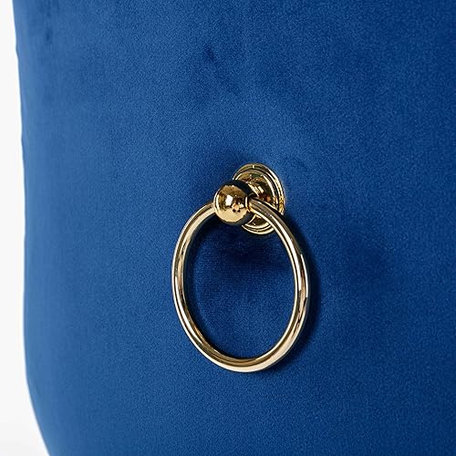 Miniatura 9 de Rhomtree 25-33 Inch Swivel Bar Stools, Adjustable Counter Height Barstools, Velvet with Back & Gold Metal Base for Pub, Kitchen, Cafe, Upholstered