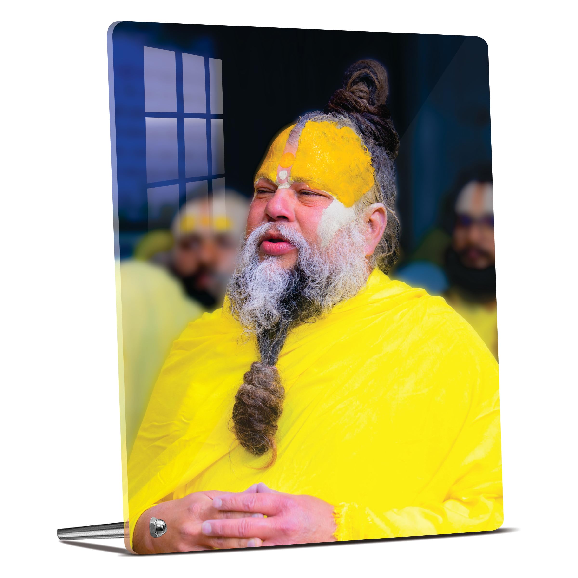 Divine Photo Frame of Premanand Maharaj Ji - Spiritual Gift -9