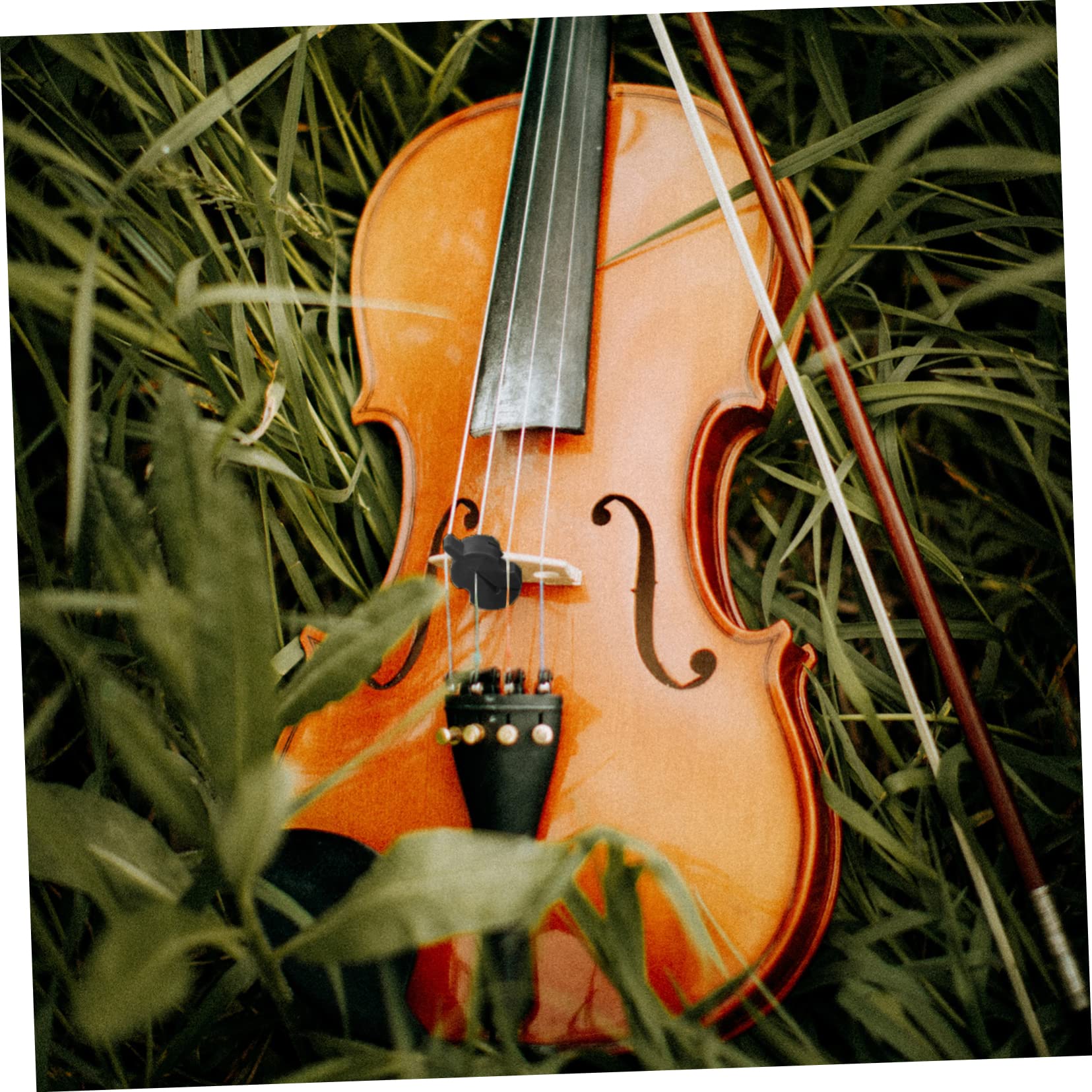 Sordina per Violino in Gomma Set da 8 Pezzi Accessori per Pratica Silenziatore Strumenti Musicali per Esercitazioni Silenziose