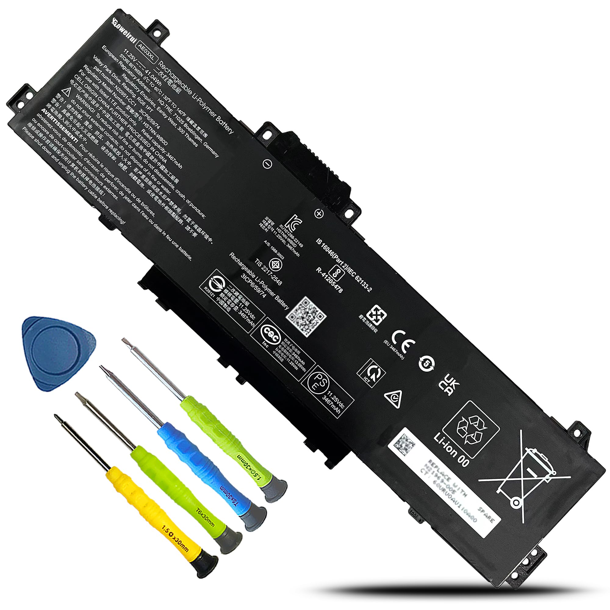 Amazon.com: AE03XL N21969-005 Laptop Battery for HP 240 245 246