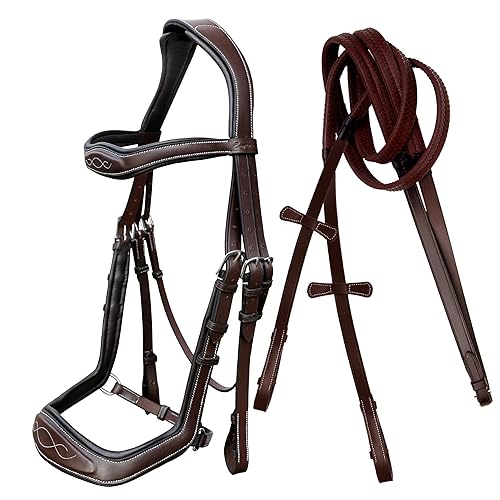 Anatomic Hunter Jumping Bridle for Horses – Soft Padded English