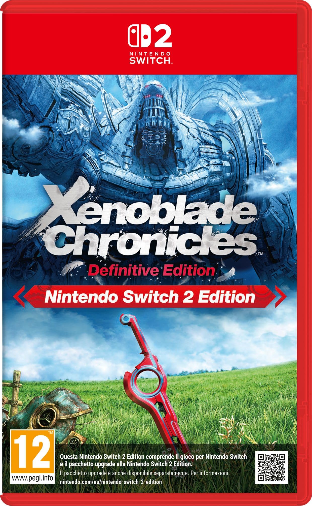 Xenoblade Chronicles Definitive Edition - Nintendo Switch 2 - Ed. Italiana - Versione su scheda