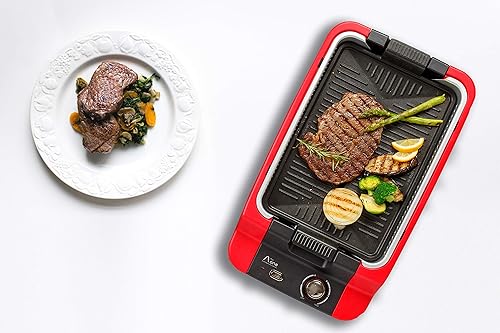 Miniatura 5 de Grill - Parrilla eléctrica ecológica para interiores, elimina el humo y el olor (negro)