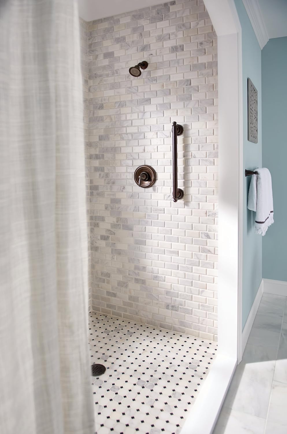 Wееklу Tор Sаlе Moen T2151ORB Brantford Posi-Temp Pressure Balancing Traditional Tub and Shower Valve Trim Kit Valve Required, Oil-Rubbed Bronze, 1 count