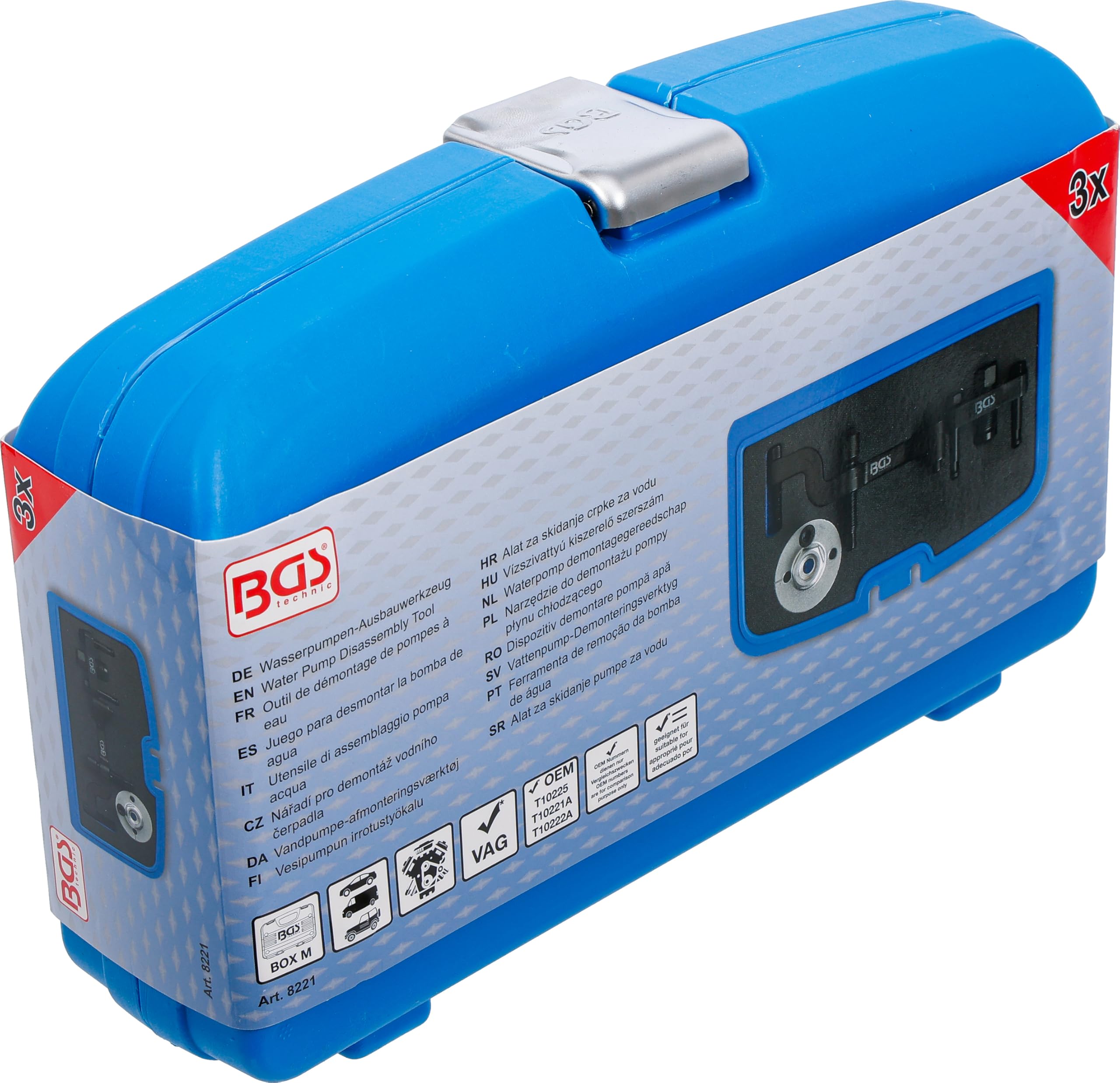 BGS 8221 | Juego para desmontar la bomba de agua | para VW