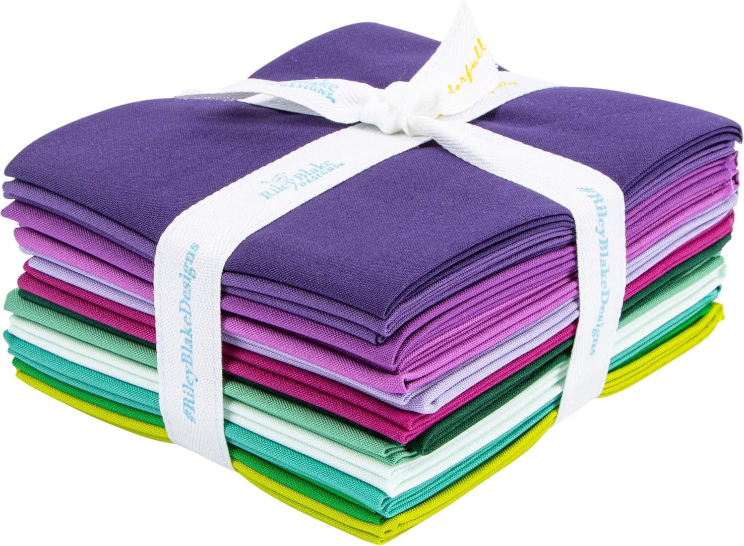 Confetti Cotton Solids Purple Vibrations 12 Fat Quarters Riley Blake Designs FQ-PVIB120-12