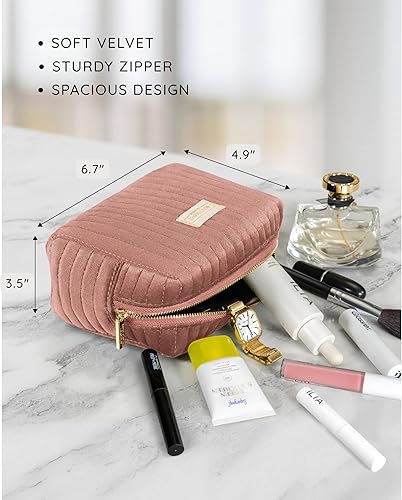 Miniatura 35 de Benevolence LA Neceser para mujer, neceser de viaje para cosméticos, maquillaje, artículos de tocador Neceser para viajes, bolsa de cosméticos