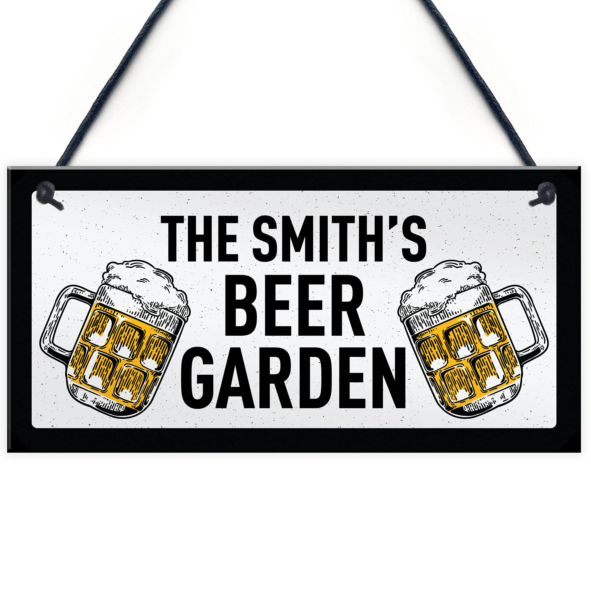 Bar Signs For Home Bar Personalised Beer Garden Sign Any Name Pub Bar Sign