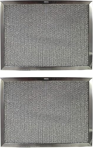 Filter Everything Broan 99010305 - Filtros de repuesto de aluminio compatibles con Broan - 11-34 x 14-14 x 38 (paquete de 2)