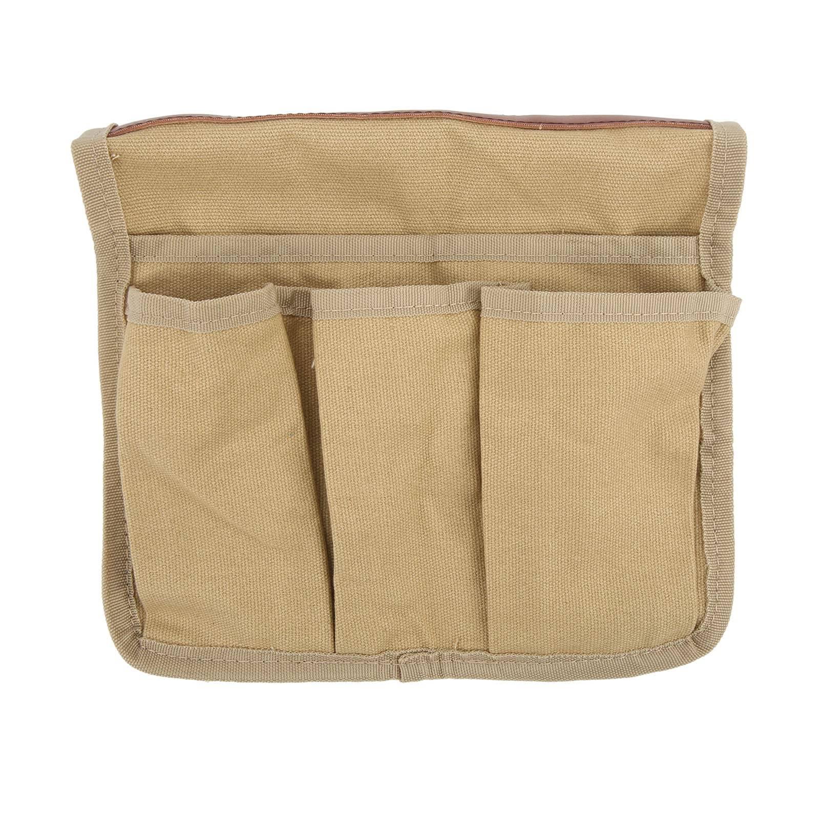 Bolsa Colgante para Silla de Camping con Múltiples Bolsillos, Bolsa de Lona para Reposabrazos de Silla de Playa, Bolsa de Almacenamiento para Picnic de Pesca Al Aire Libre