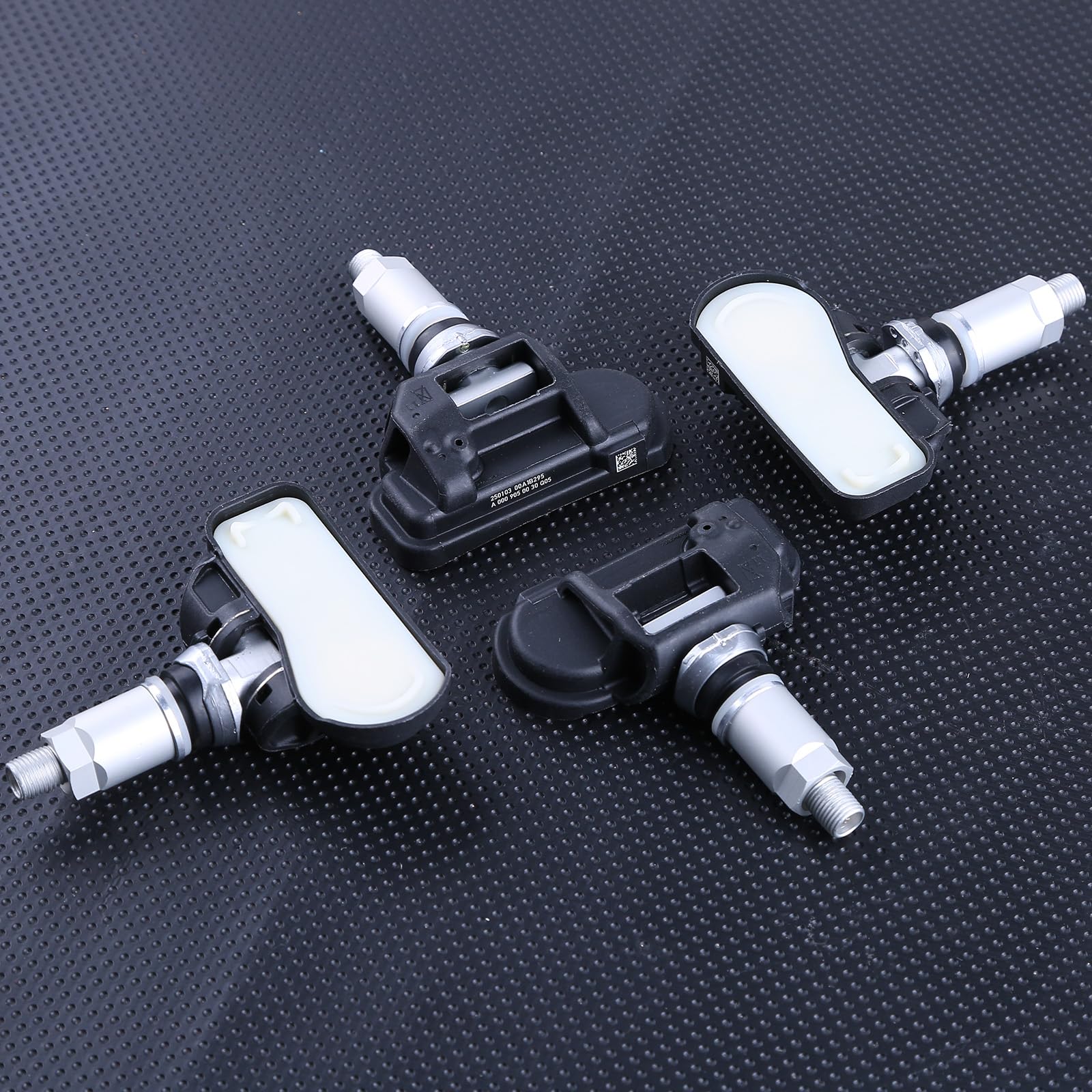 4 pz A0009050030 TPMS Sensore di pressione pneumatici compatibile per Mercedes-Benz Classe A Classe B Classe C CL-Class CLA CLS Classe E Classe G Sistema di monitoraggio della pressione dei pneumatici