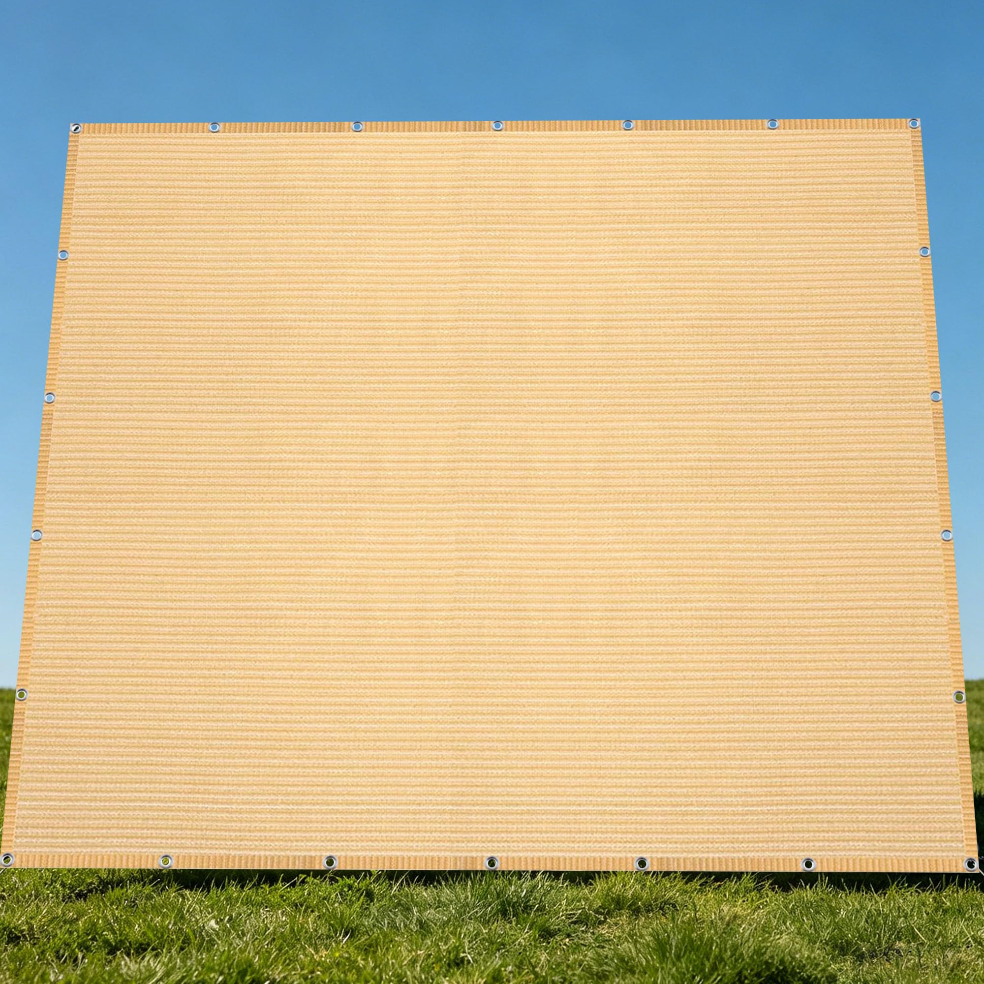 Toile ombrage exterieur 2.6 x 3.3 m avec oeillets haute durabilite
