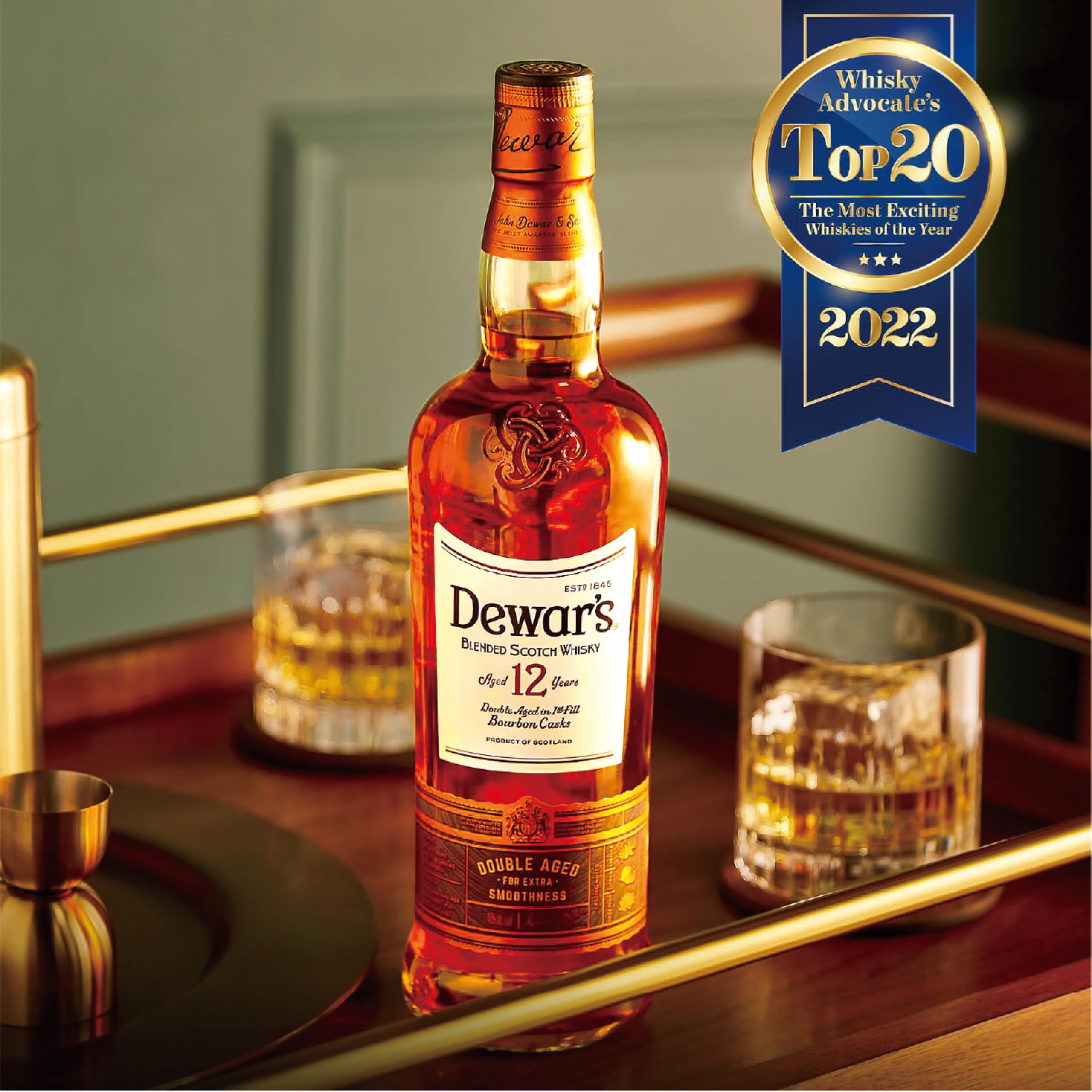 Amazon.co.jp: 【15年ミニボトル(50ml)付き】 デュワーズ 12年 