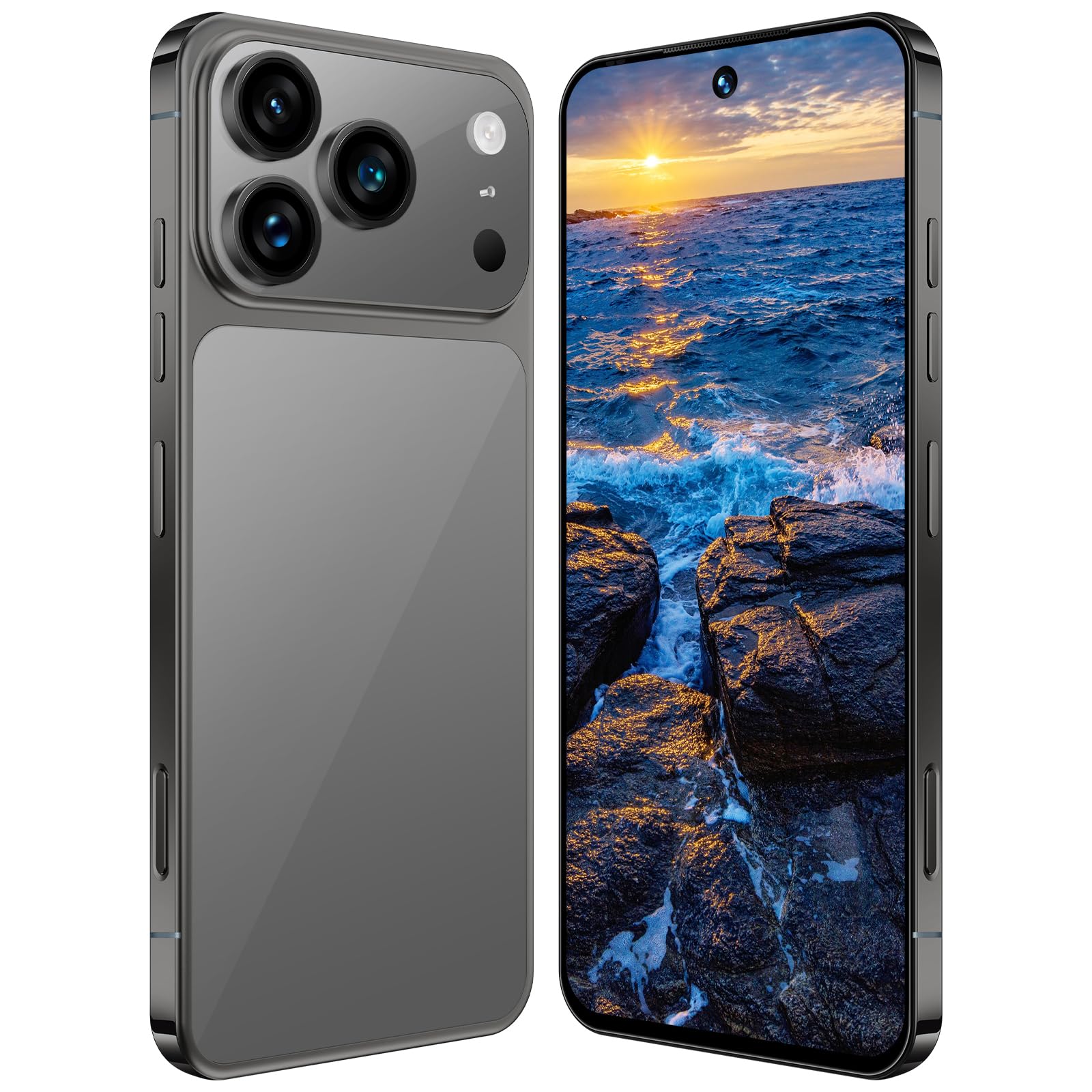 スマートフォン本体 i17 pro max I17 Pro Max Mobile Phones, Android 15 Smart Phone, 7.3