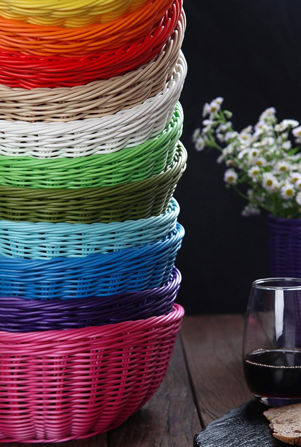 Flash Deals - 50% OFF Colorbasket 31111-202 Waterproof Bowl Utility Basket, Shelf Storage, Set of 3, Lime Green Up To 40% OFF Colorbasket 31111-202 Waterproof Bowl Utility Basket, Shelf Storage, Set of 3, Lime Green