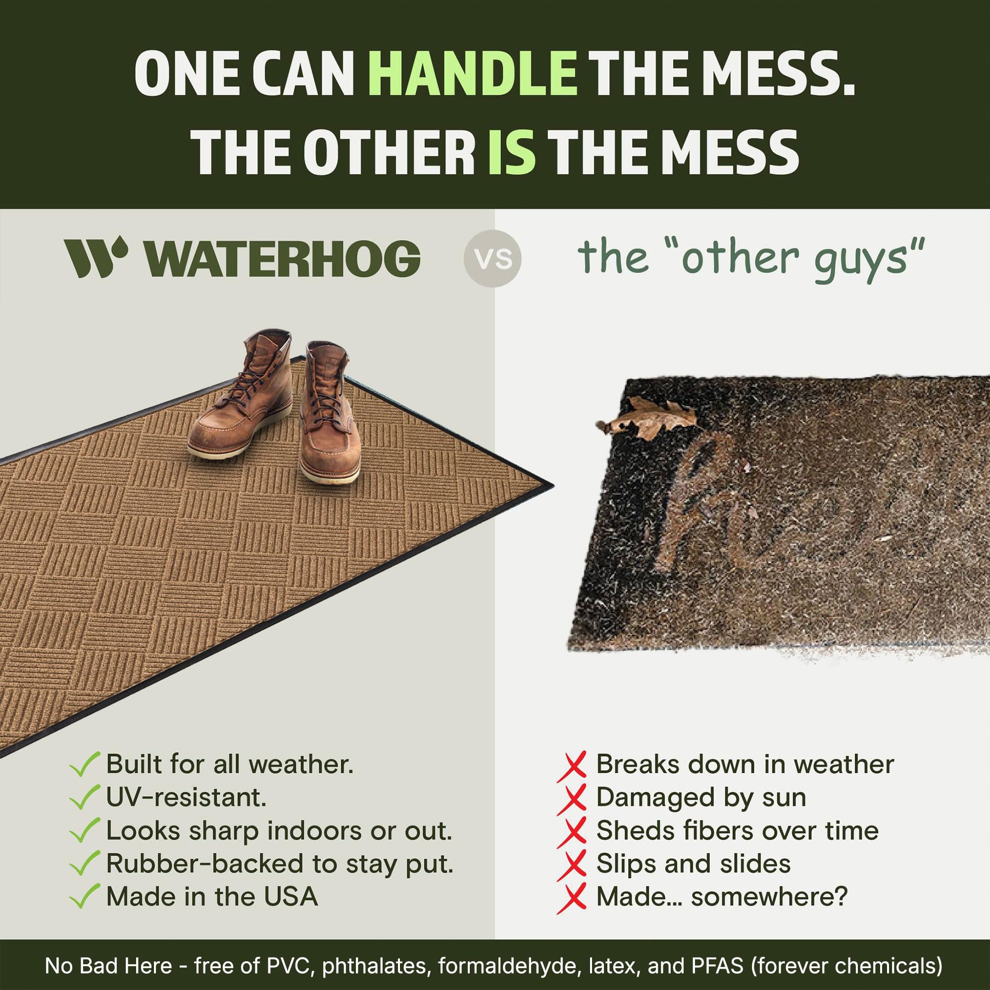 WaterHog Diamonds Front Door Mat Indoor Outdoor Entrance, All-Weather Mats — Amazon image 7