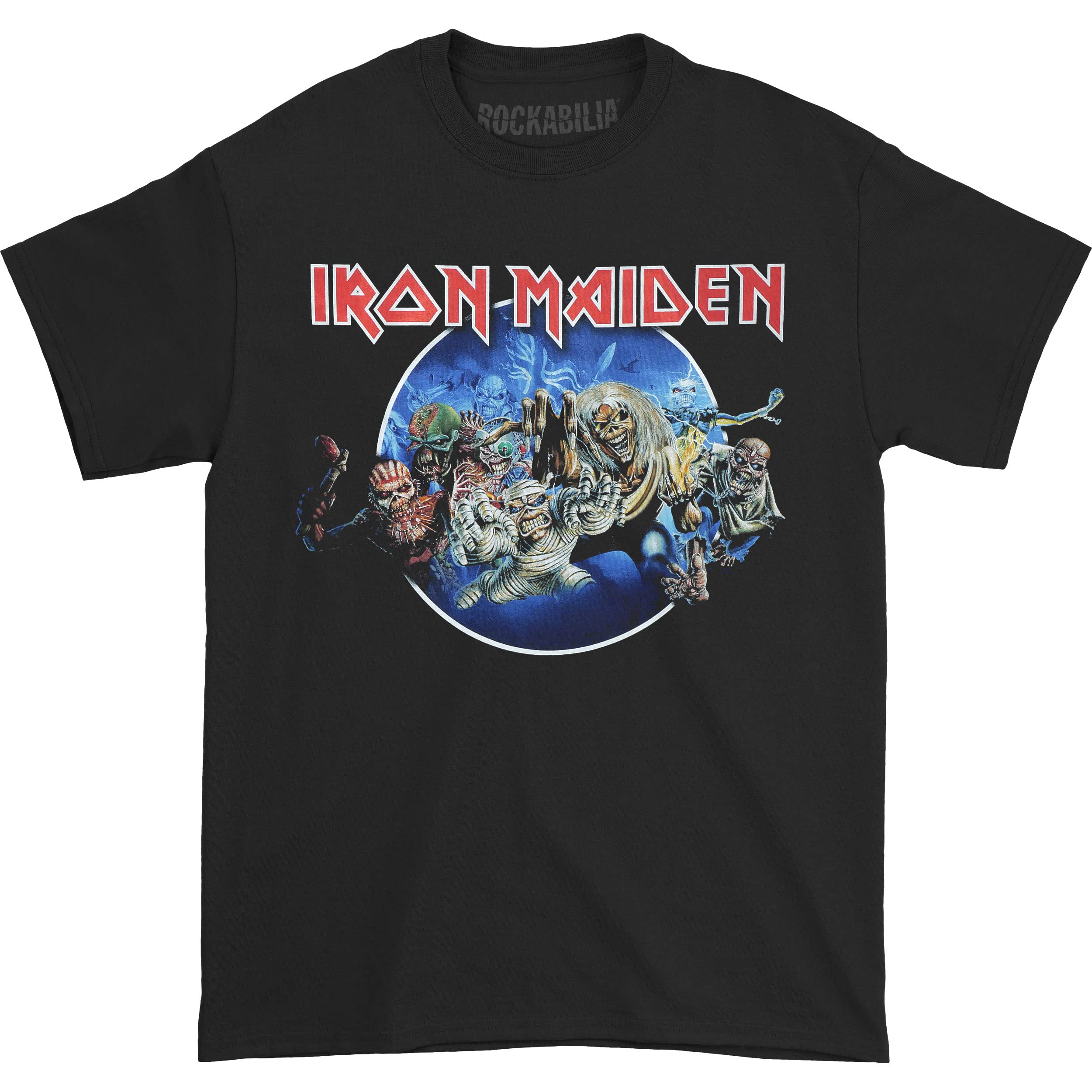 T-Shirt # M Black Unisex # Wasted Years Circle-image