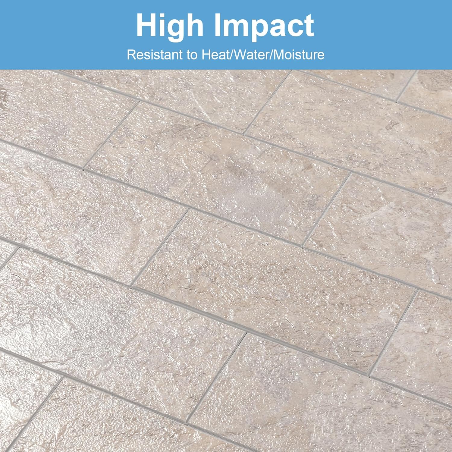 2026 new upgrade peel and stick backsplash tile, peel and stick 11.34" x 11.57" wall tile for kitchen, bathroom, fireplace, laundry (beige stone rocks, 20 packs) 20 beige stone rocks