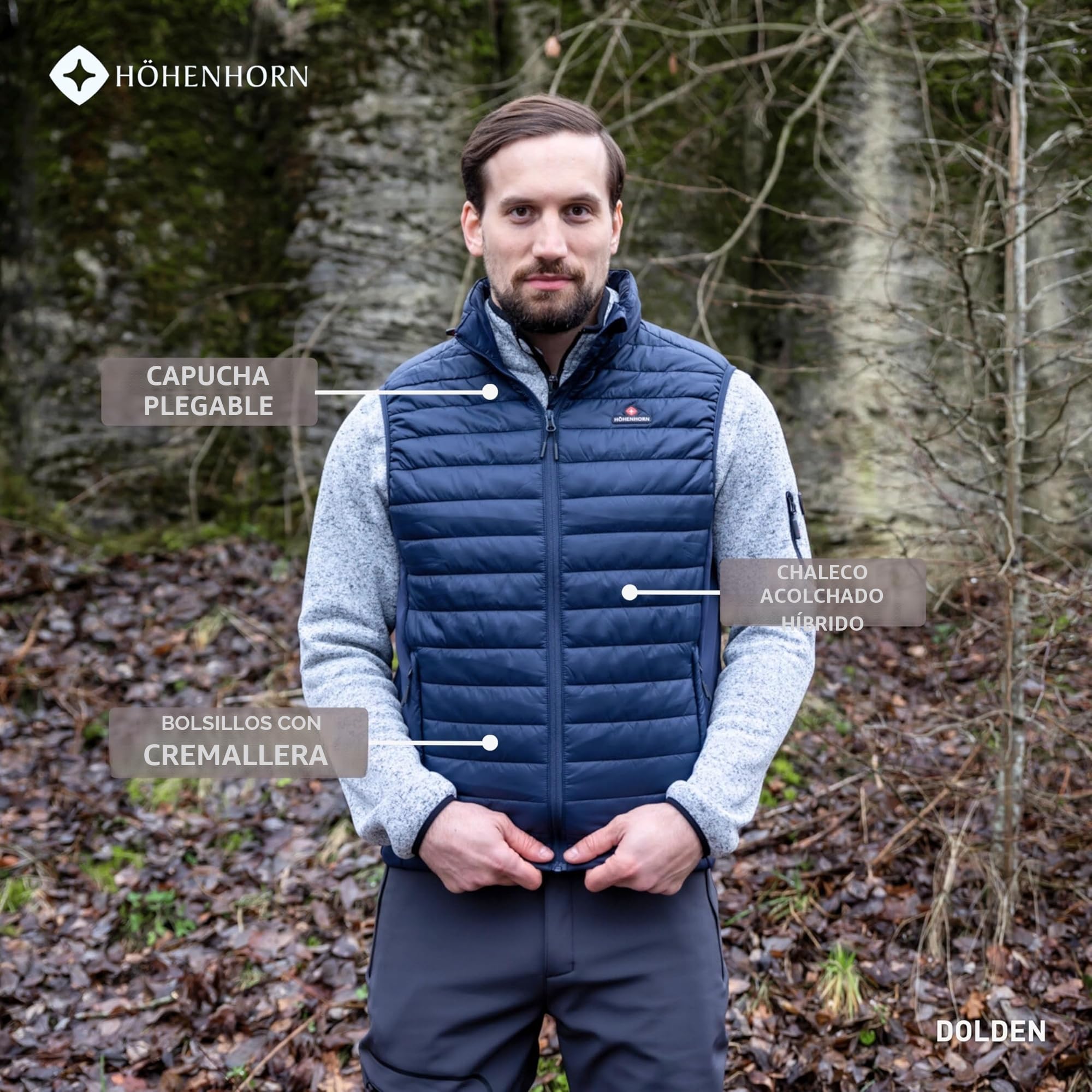 Höhenhorn Dolden - Chaleco híbrido para hombre