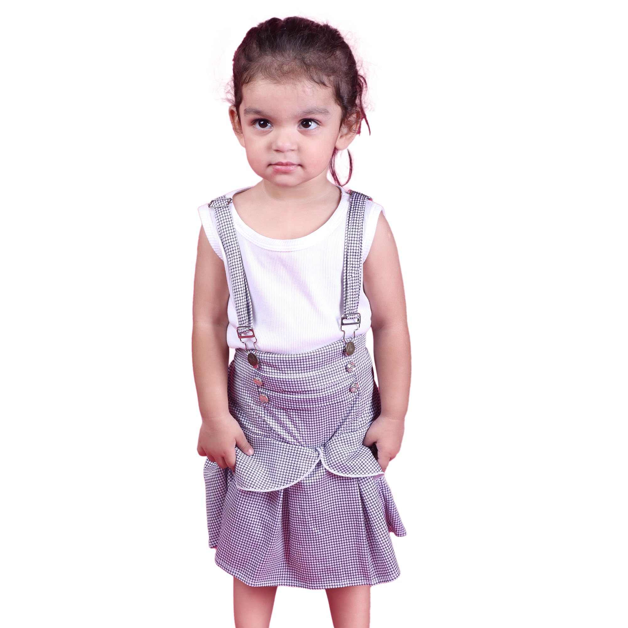 Baby Girls Top and Skirt Set - Relaxed Fit - Multicolor - 4-5 Years - ZA001777-image-37