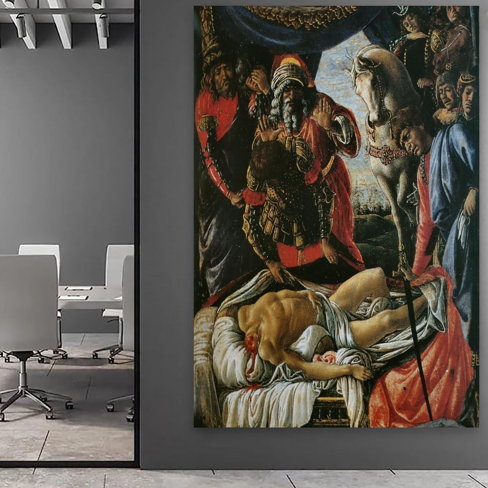 Generisch Sandro Botticelli's Oil Painting Canvas Print Poster Lienzo Póster Impresión artística 20 x 30 Pulgadas