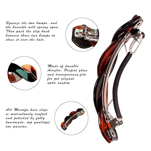 Miniatura 3 de Pasadores grandes para el cabello grueso para mujer, pinzas para el cabello grueso, pasadores para el cabello Jayongnee