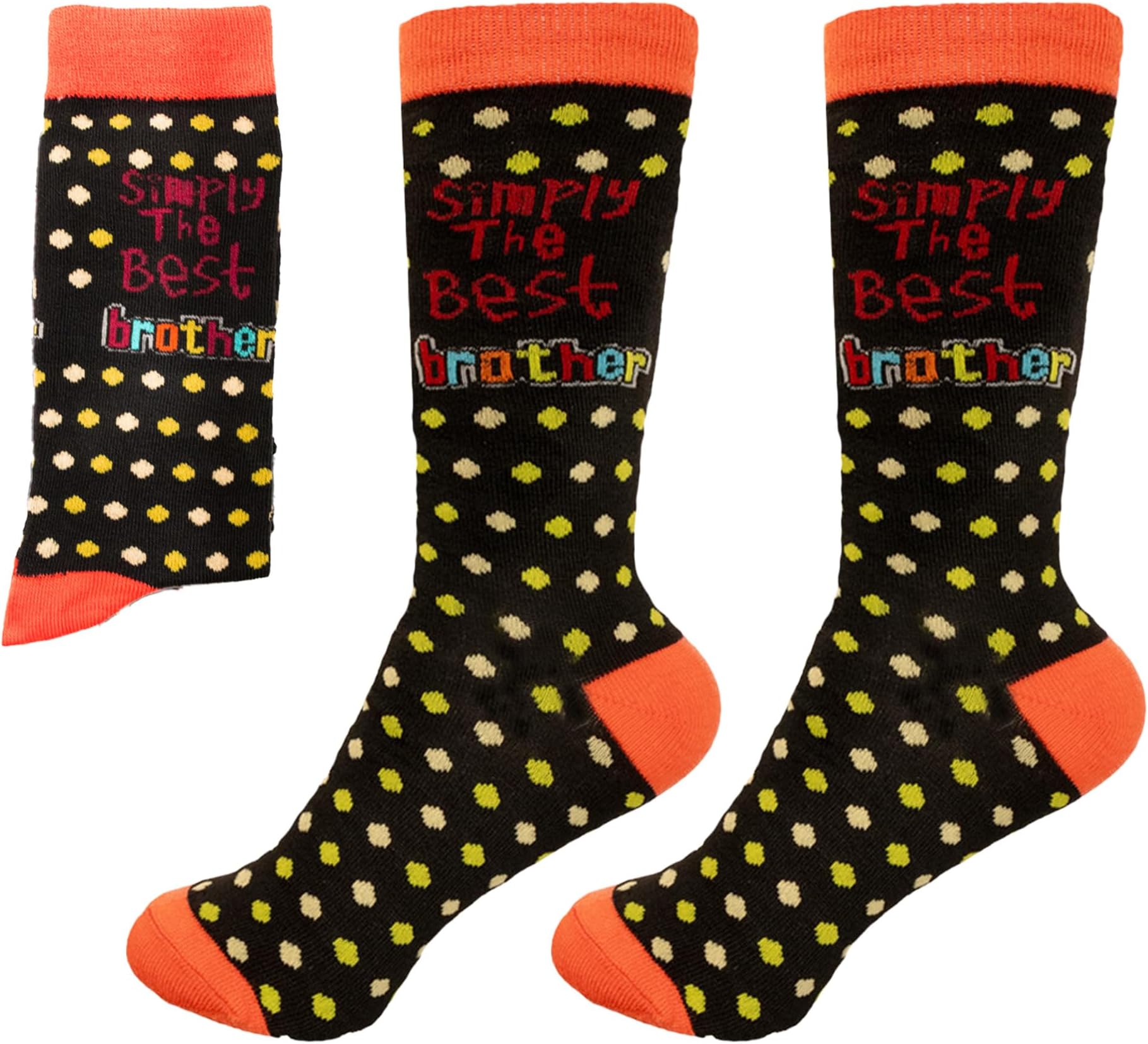 Boys Simply The Best Novelty Socks For Mens Women Girls Brothers Day, Sisters Day Christmas Birthday Gift, Simply The Best Brother